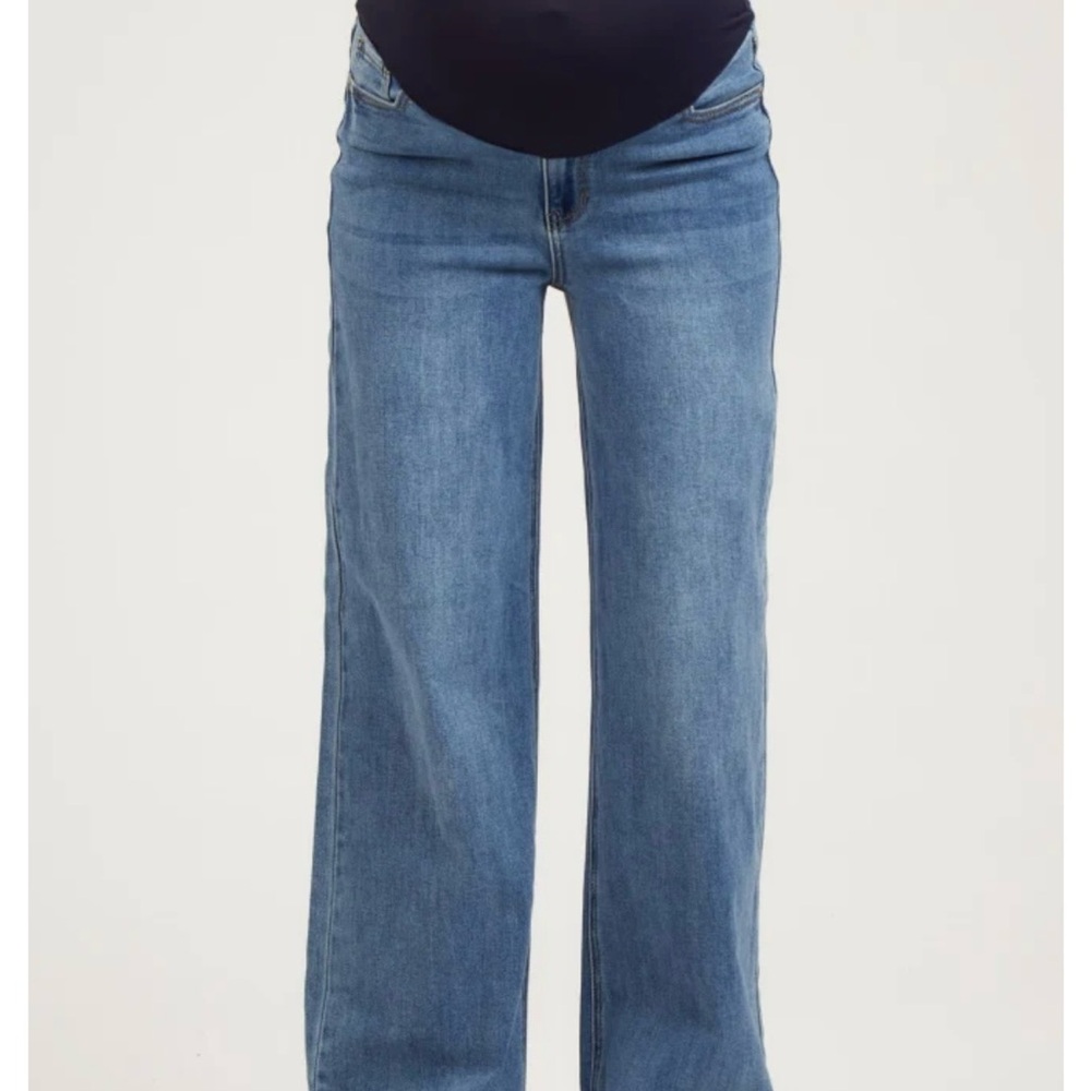 PinkBlush Wide Leg Maternity Jeans